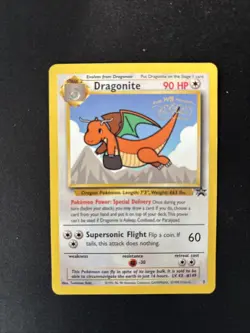 DRAGONITE Kids WB Presents POKEMON The First Movie 1999 Trading Card #5 TCG - Image 1