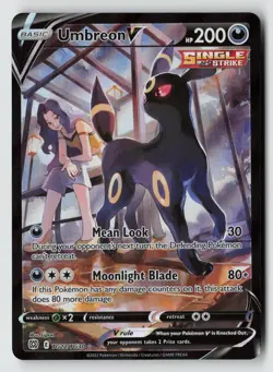 Umbreon V TG22/TG30 SWSH09: Brilliant Stars Trainer Gallery Pokemon TCG LP+ - - Image 1