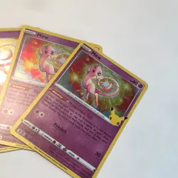 Mew 11/25 Holo Rare Pokemon TCG Lot Celebrations 25th Anniversary X3 - Image 2