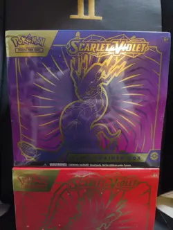 Pokemon TCG Scarlet & Violet Red and Purple Elite Trainer Box New Sealed - Image 2