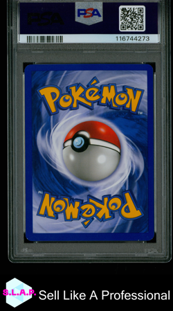 DUNKLES GLURAK-HOLO GERMAN-1ST EDITION POKEMON ROCKET 2000 4 PSA 8 - Image 2