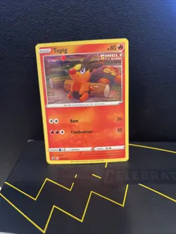 Tepig Black Star Promo Cosmos Holo - SWSH172 - Sword & Shield Pokemon 2021 - Image 1