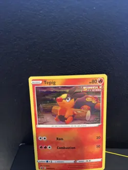 Tepig Black Star Promo Cosmos Holo - SWSH172 - Sword & Shield Pokemon 2021 - Image 2