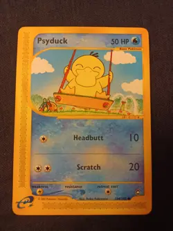 Pokemon Psyduck 104/147 Aquapolis Set Regular LP - Image 1