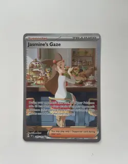 Pokemon TCG Jasmine's Gaze Full Art Holo Trainer Surging Sparks #245/191 NM - Image 1