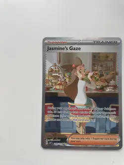 Pokemon TCG Jasmine's Gaze Full Art Holo Trainer Surging Sparks #245/191 NM - Image 2