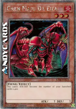 GREN MAJU DA EIZA • Segreta Platino • RA04 EN124 • 1Ed • Yugioh! • ANDYCARDS - Image 1