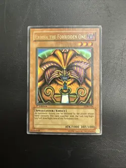Yu-Gi-Oh! Exodia the Forbidden One LOB-124 Wavy Print 1st Edition Faded - Image 1