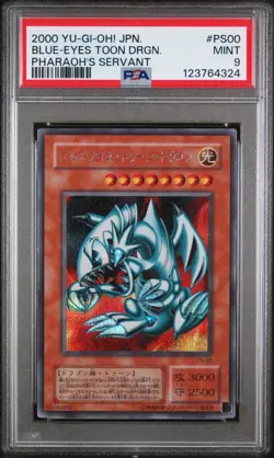 Blue Eyes Toon Dragon PS-00 Secret PSA 9 Mint Yu-Gi-Oh Japanese - Image 1