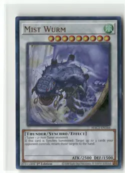 Yugioh Mist Wurm HAC1-EN166 1st Ed NM Duel Terminal Ultra Rare NM - Image 1
