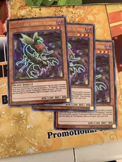 Predaplant Ophrys Scorpio (3x) DUPO-EN066 Ultra Rare NM 1st Edition Yugioh - Image 1