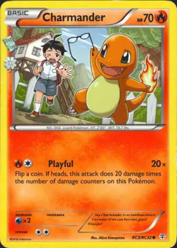 Charmander RC3/RC32 Generations: Radiant Collection Pokemon Card LP/MP - Image 1