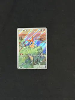 Pokemon TCG Victini 208 Black Star Promo Illustration Rare Card - Image 1