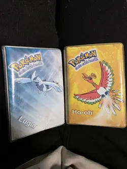 2000 Pokemon Ho-oh And Lugia Mini Card Folder/Binders Holds 22 Cards Each - Image 1