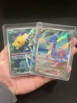 Pokemon Card Collection Lot Mistys Lapras 072/063 And Psyduck 071/063 Minty - Image 1