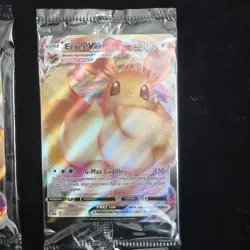 Pokemon TCG Shining Fates Eevee VMAX SWSH087 Full Art Holo Sealed Promo Card X 4 - Image 4