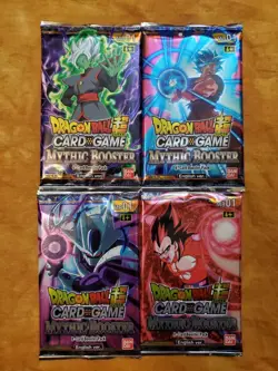 Dragon Ball Super Card Game - Mythic Booster MB-01 - Lot of x4 Packs - Image 1