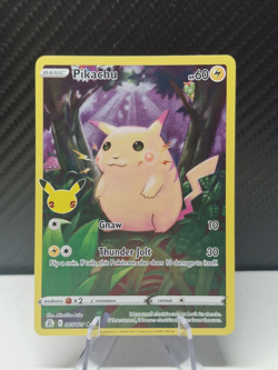 Pokemon Pikachu Holo Card Celebrations 005/025 25th Anniversary Edition NM/M (6) - Image 1