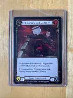 Flesh and Blood FAB Command and Conquer Arcane Rising ARC159 Majestic 1st Ed. - Image 1