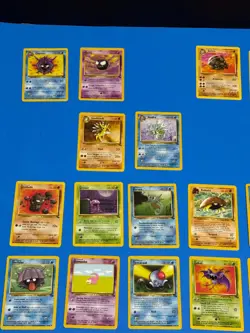 Near Complete Pokemon Card Fossil Set 45/62 Holograms, rare, common & uncommon - Image 2