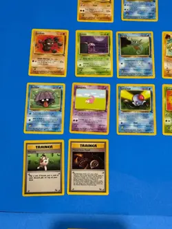 Near Complete Pokemon Card Fossil Set 45/62 Holograms, rare, common & uncommon - Image 4