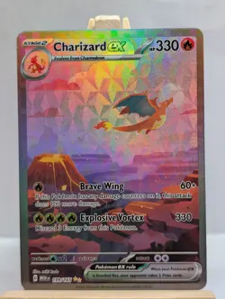 Custom Fan Art Charizard EX High Quality Custom Card Foil Finish - Image 1
