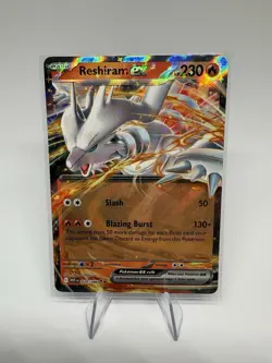 Pokemon TCG Reshiram EX Double Rare Holo White Flare Card 020/086 NM Condition - Image 1