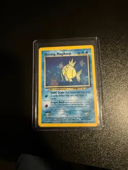 66/64 Neo Revelation Shining Magikarp Holo Heavily Played Pokemon Card UNGRADED - Image 1