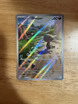 Paldean Wooper Illustration Rare NM Pokemon Card Phantasmal Flames 102/094 - Image 1