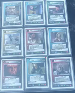Lot Of 425 Star Trek Next Generation CCG White Border Cards Paramount 1994 - Image 1