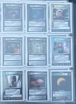 Lot Of 425 Star Trek Next Generation CCG White Border Cards Paramount 1994 - Image 5