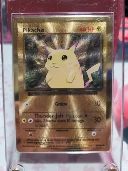Pokemon TCG Mew Ex & Pikachu Metal Promo Card - Image 3