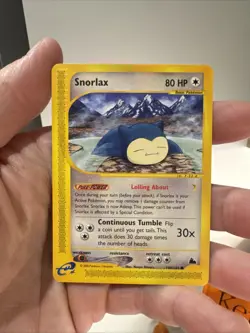 Pokemon TCG Snorlax Card 100/144 Skyridge 2003 WOTC - Image 1