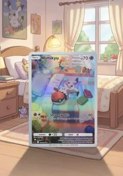 NEW! Mimikyu Pokemon TCG POCKET Special Illustration Rare Immersive Card - Image 1