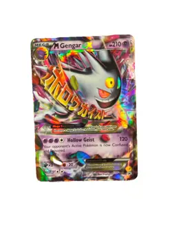 Pokemon TCG Mega Gengar EX Black Star Promos Card XY166 Ultra Rare - Image 1