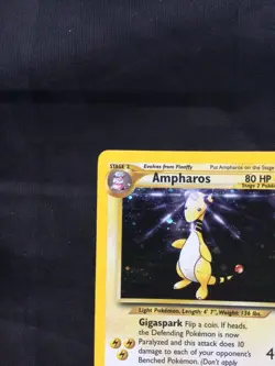 Pokemon Cards: Neo Genesis Rare Holo: Ampharos 1/111 - Image 3