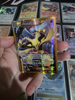 Pokemon Alakazam-Ex TCG Fates Collide Holo Card 125/124 Secret Rare - Image 5