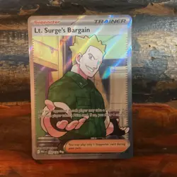 Lt. Surge’s Bargain 170/132 Mega Evolution Ultra Rare Pokemon Card English NM - Image 1
