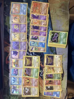 Complete Fossil Set Vintage Pokemon Card Collection 62/62 Dragonite Gengar - Image 1