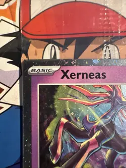 Xerneas 064/132 SEALED Pokemon Mega Evolution Stamped Promo Best Buy Holo Card - Image 5