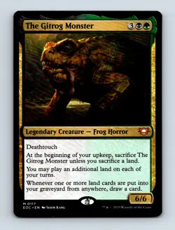 #117 2025 Edge of Eternities Commander The Gitrog Monster Mythic - Image 1