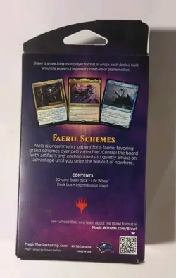 MTG Throne of Eldraine - Brawl Deck "Faerie Schemes" Magic the Gathering SEALED 630509829798 - Image 2