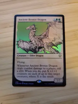 Ancient Bronze Dragon (Showcase) CL: Battle for Baldur's Gate Foil - Image 1