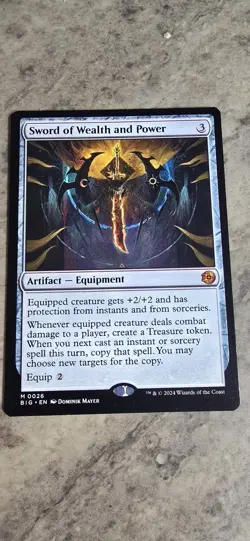 Sword of Wealth and Power Outlaws of Thunder Junction: the Big Score Regular MTG - Image 1