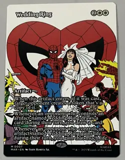 MTG Marvel Universe Wedding Ring Artifact MYTHIC REGULAR #0007 - Image 1