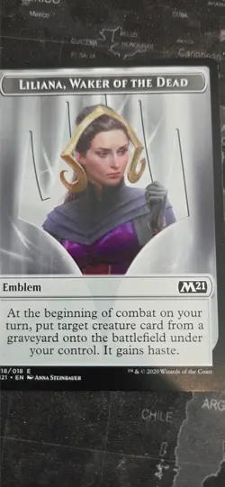 MtG Emblem - Liliana, Waker of the Dead - Image 1