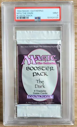 MTG - The Dark - Sealed Booster Pack - PSA 9. More MTG In My Store. - Image 1