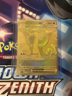 Pokemon TCG Mega Charizard X ex 130/094 Gold Phantasmal Flames Holo Near Mint! - Image 1