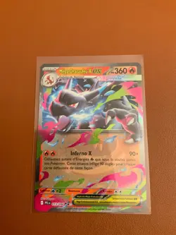 Carte Pokemon Mega-Dracaufeu X EX 013/094 PFL Flammes Fantasmagoriques FR NEUF - Image 1