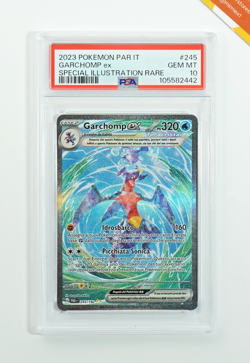 Pokemon PSA 10 Garchomp Ex #245 PAR IT Special Illustration Rare 2023 Italiano - Image 1
